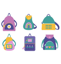 School Backpacks And Schoolbags Clipart