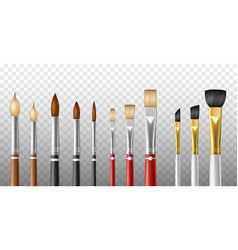 Realistic Artistic Brushes Different Art