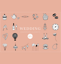 Wedding Handdrawn Elements Set