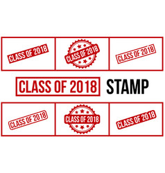 Class Of 2018 Rubber Stamp Set