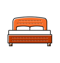 Bed Leather Color Icon