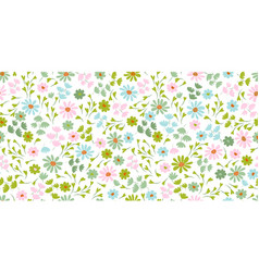 Pattern With Simple Pretty Small Flowers Little