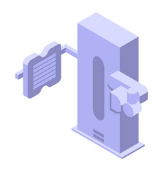 Xray Scanner Icon Isometric Medical Lung