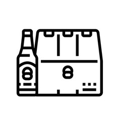 Beer Pack Production Line Icon