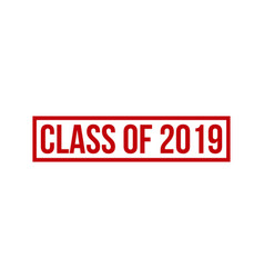 Class Of 2019 Rubber Stamp Seal