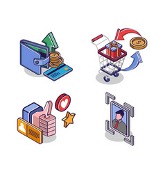 Flat Isometric Concept Bundle Set Of E-commerce