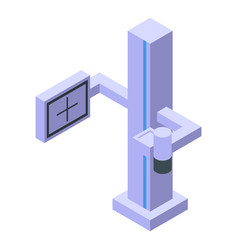 Medical Xray Scan Icon Isometric Lung Scan