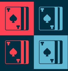 Pop Art Deck Of Playing Cards Icon Isolated