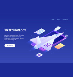 Fast 5g Airplane Banner