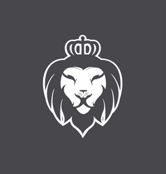 Lion King Logo Lion Head And Crown Elements For