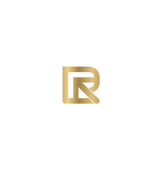 Alphabet Letters Initials Logo Rr R R And P