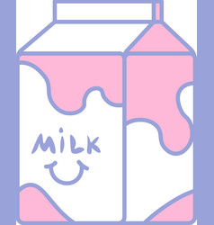 Package Of Milk Dairy Products For Babies Feeding