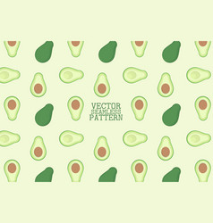 Avocado Fruit Cute Green Repeat Pattern