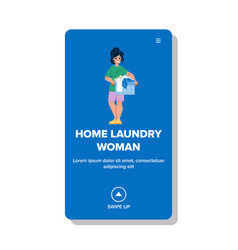 Home Laundry Woman