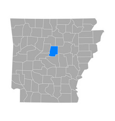 Map Faulkner In Arkansas