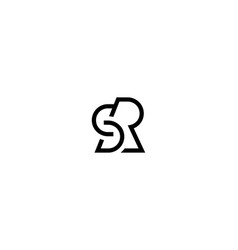 Letter Sr Logo Design