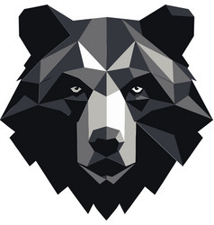 Bear Crowned Crest Bear Leadership Symbol