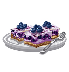 Blueberry Creamy Cakes