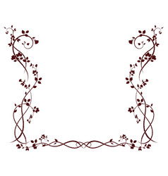 Frame Ornament Patterns Rose Vine And Flowers New