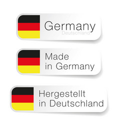 Made In Germany Label With German Translation