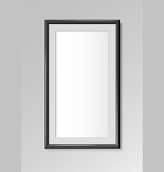 Realistic Vertical Frames Black Color Posters