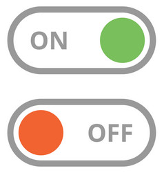 Toggle Switch Element On Off Round Slider