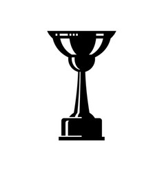 Winner Cup Trophy Line Icon Symbol Or