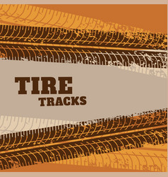 Abstract Tire Track Marks Background