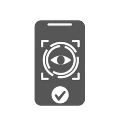 Eye Authorization Line Icon