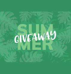 Giveaway Summer Background Give Away