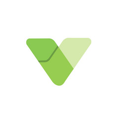 Modern V Letter Logo