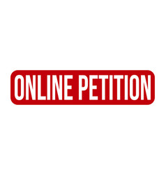 Online Petition Rubber Stamp Seal