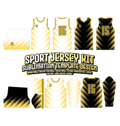 Yellow Stripes Gradient Jersey Design Sportswear