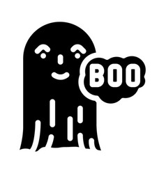 Boo Ghost Glyph Icon