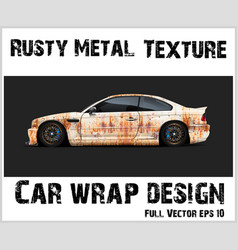 Car Wraps Design - Dirty Metal Texture