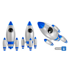 Space Rocket 3d Set