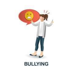 Bullying Icon 3d From Harassment Collection