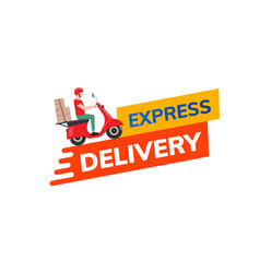 Express Bike Delivery Scooter Icon