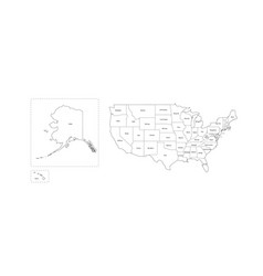 United States Of America Political Map