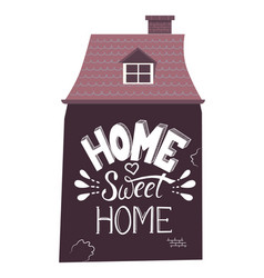 Home Sweet Home Lettering With