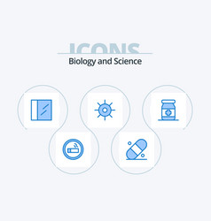 Biology Blue Icon Pack 5 Icon Design Tablets