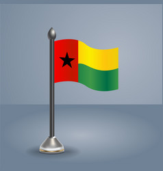 State Table Flag Of Guinea Bissau