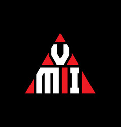 Vmi Triangle Letter Logo Design With Triangle