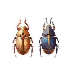 Egypt Scarabeus Clipart Isolated