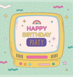 Happy Birthday Party Greeting Card