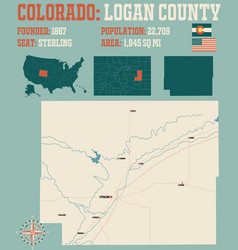 Map Logan County In Colorado