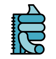 Water Park Loop Icon Flat