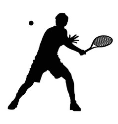 Tennis Player Silhouette