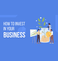 Business Investment Flat Banner Template