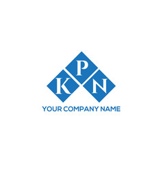 Kpn Letter Logo Design On White Background